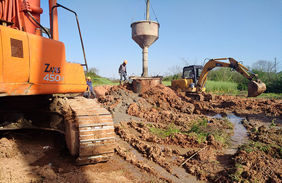 527國道崇仁江大橋樁基工程圓滿完工，高效混凝土切割技術保障施工質量